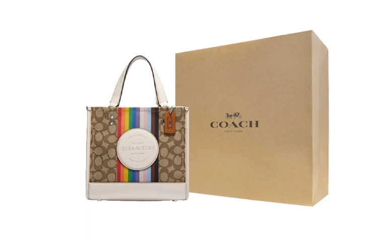 COACH Dempsey Tote 22 Logo Tote