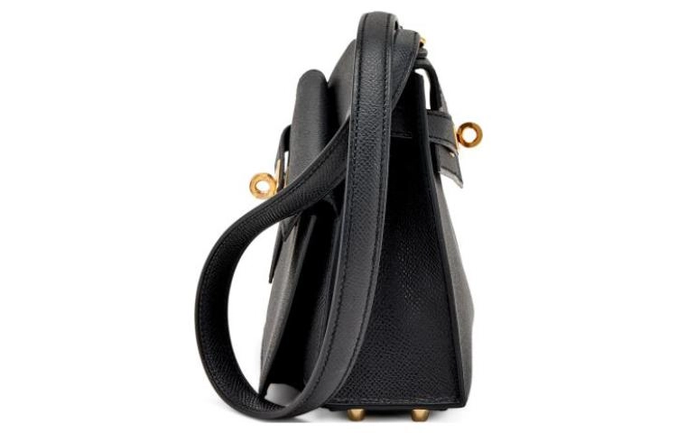 HERMES Kelly 20 disorder Epsom Noir