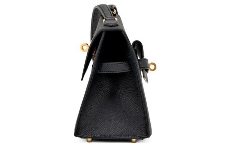 HERMES Kelly 20 disorder Epsom Noir