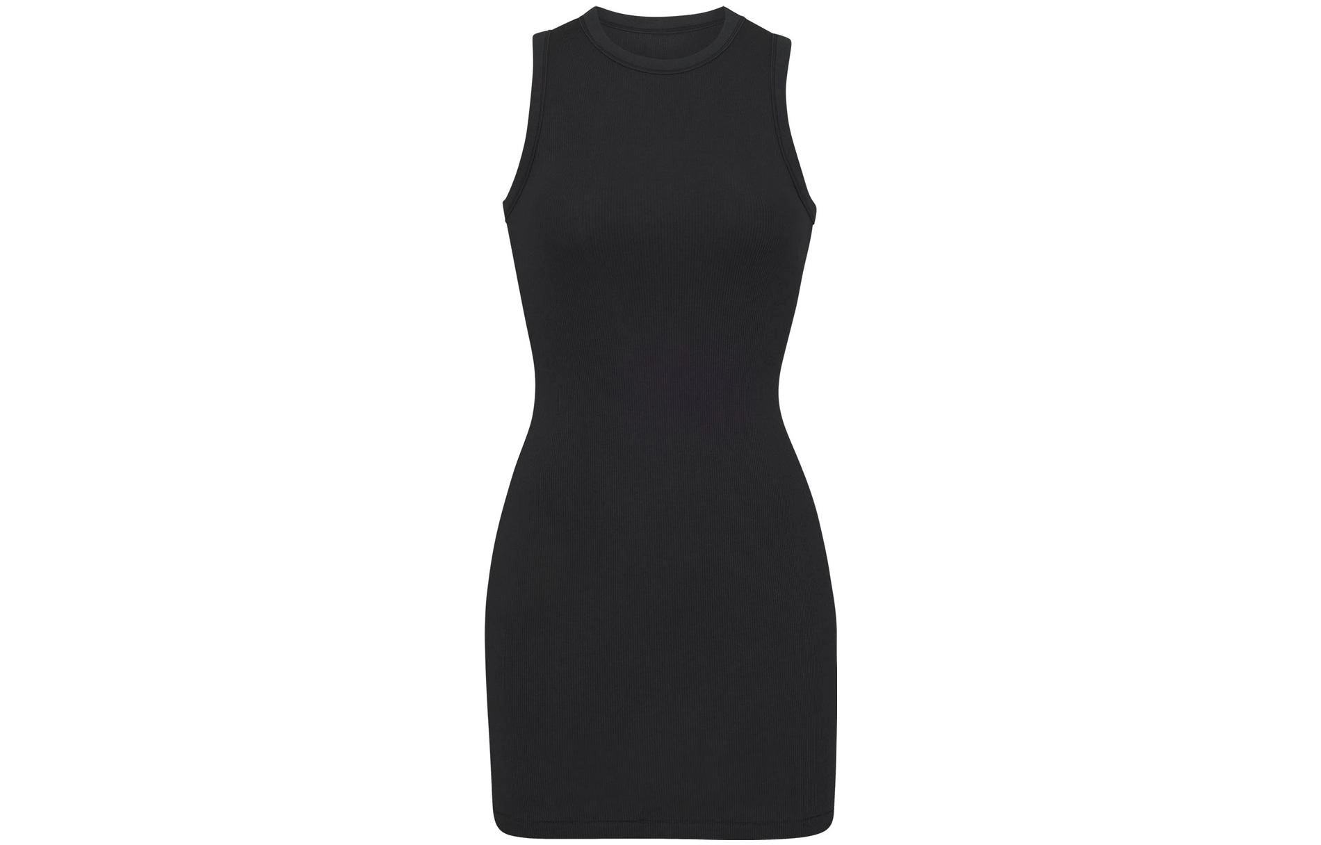SKIMS COTTON RIB TANK DRESS SOOT