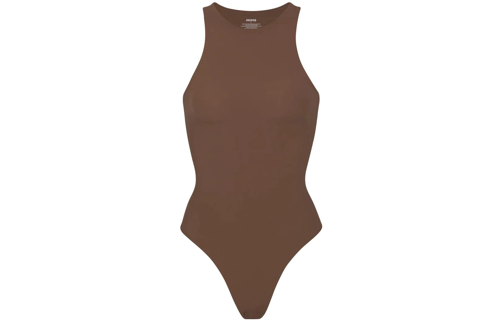 SKIMS FITS EVERYBODY HIGH NECK BODYSUIT JASPER