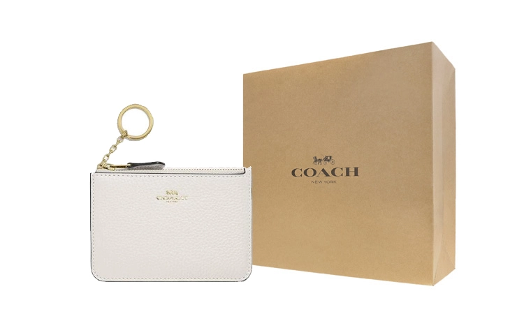 COACH key case 13 Logo