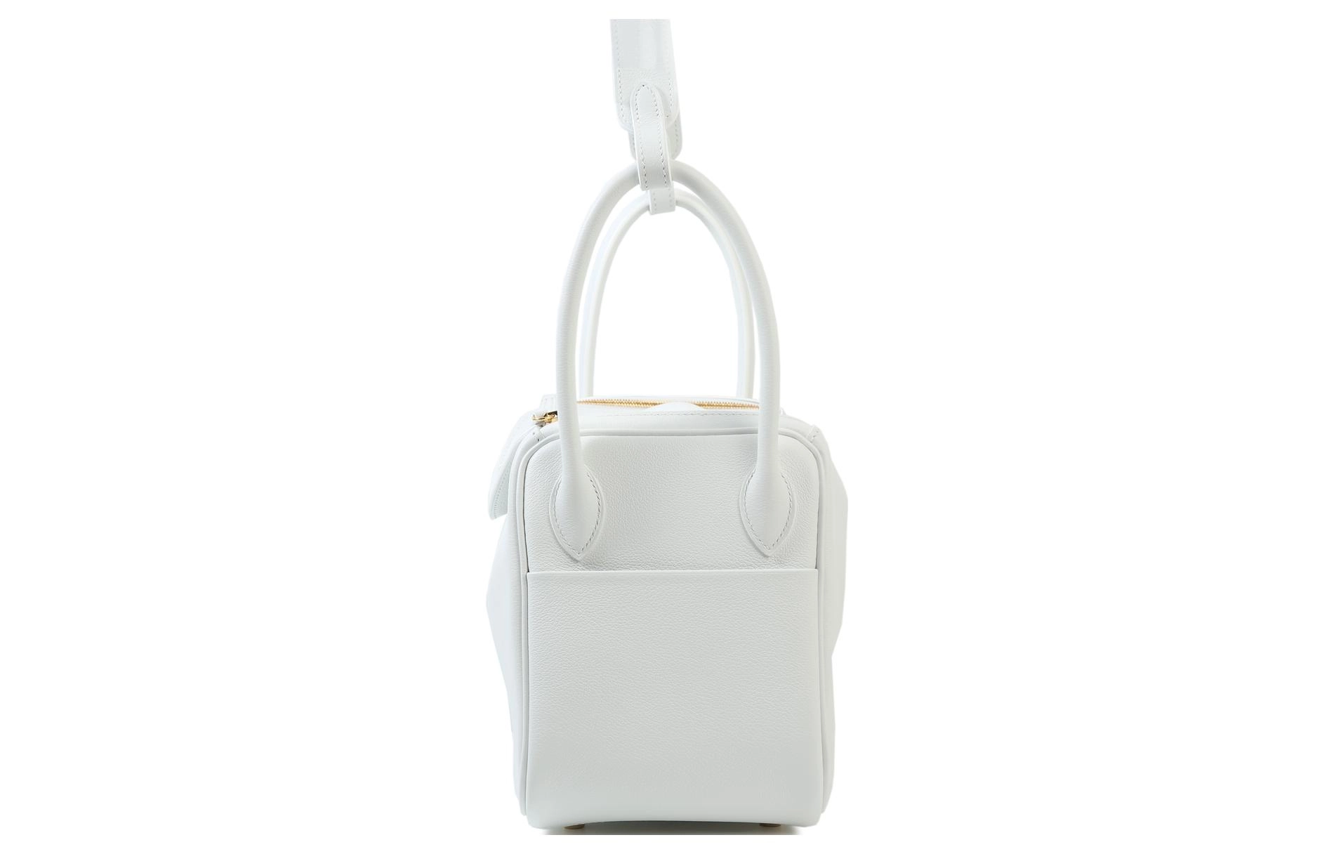 HERMES Lindy 19 Swift 01 Blanc