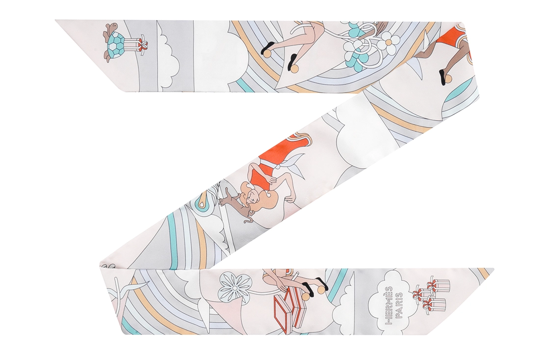 HERMES Carres Volants twilly