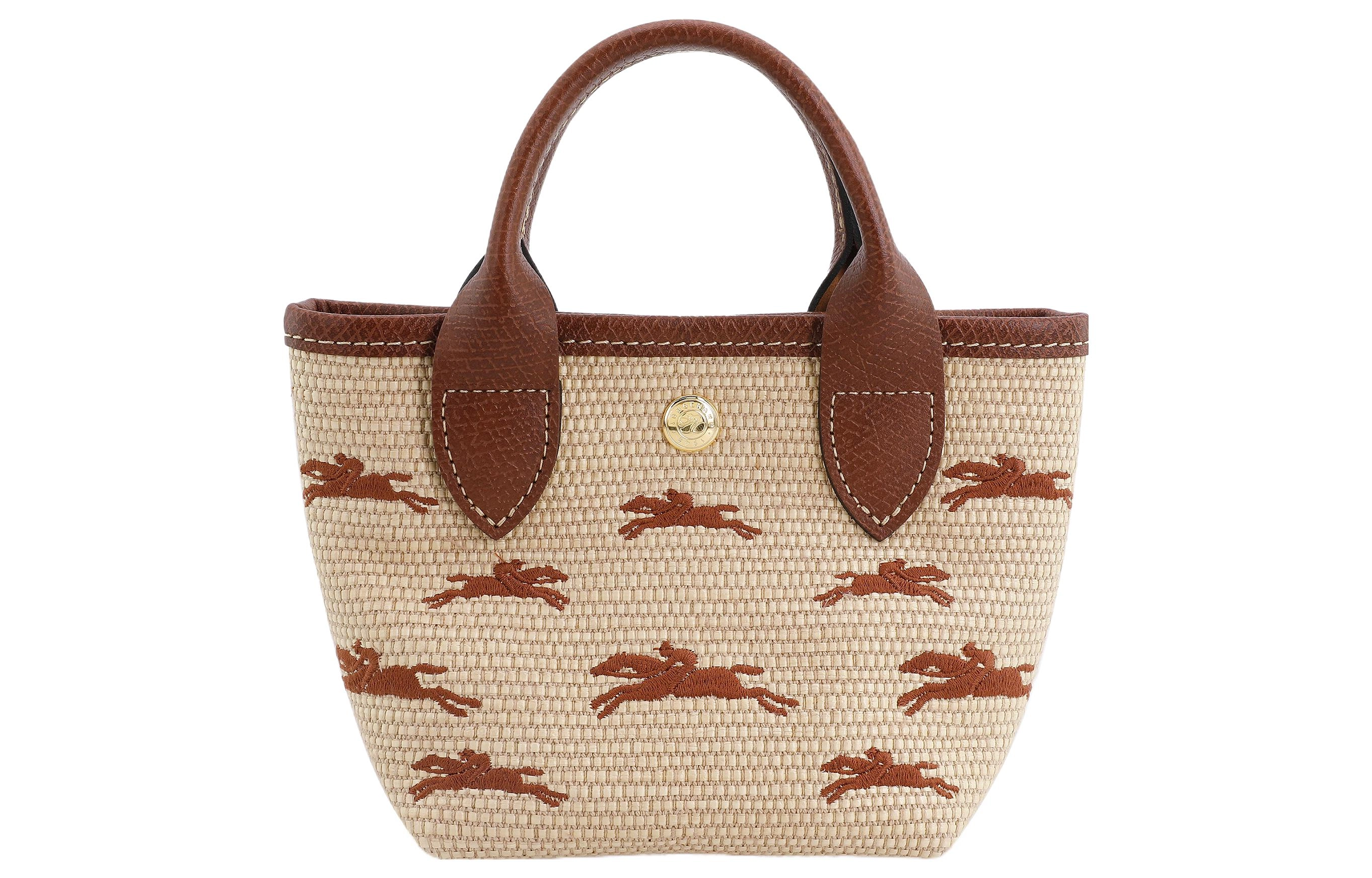 LONGCHAMP Le Panier Pliage Logo