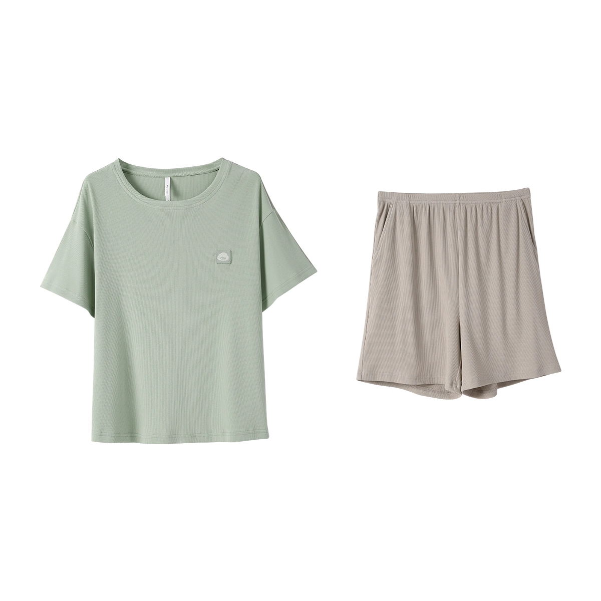 安之伴 夏季抑菌睡衣舒适透气可外穿宽松版家居服套装 女款
