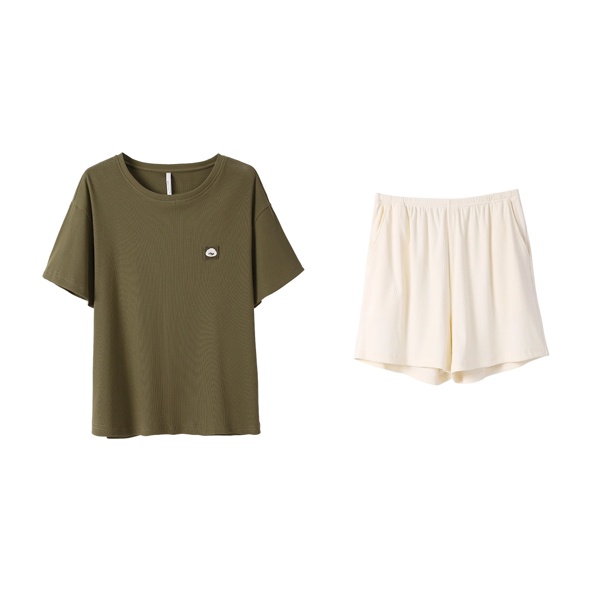 安之伴 夏季抑菌睡衣舒适透气可外穿宽松版家居服套装 女款