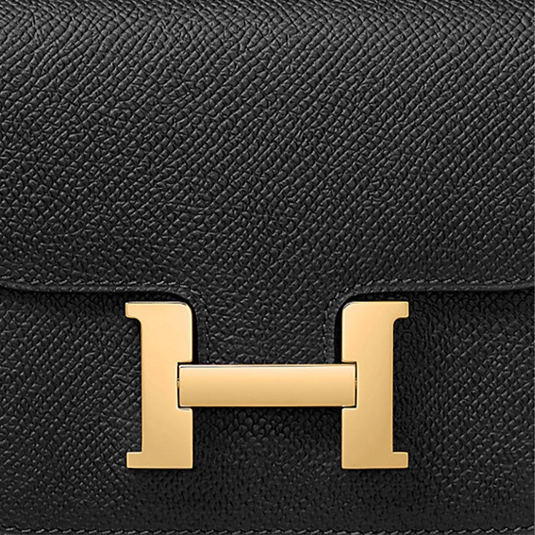 HERMES Constance Slim Epsom Noir