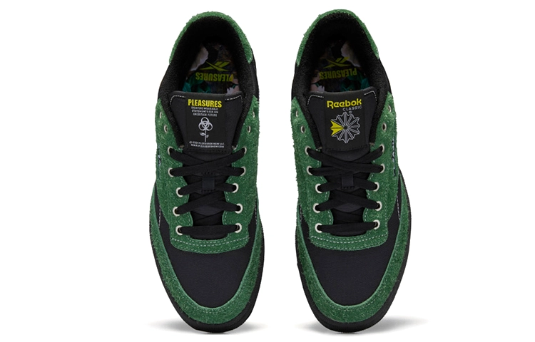 PLEASURES x Reebok Club C 85