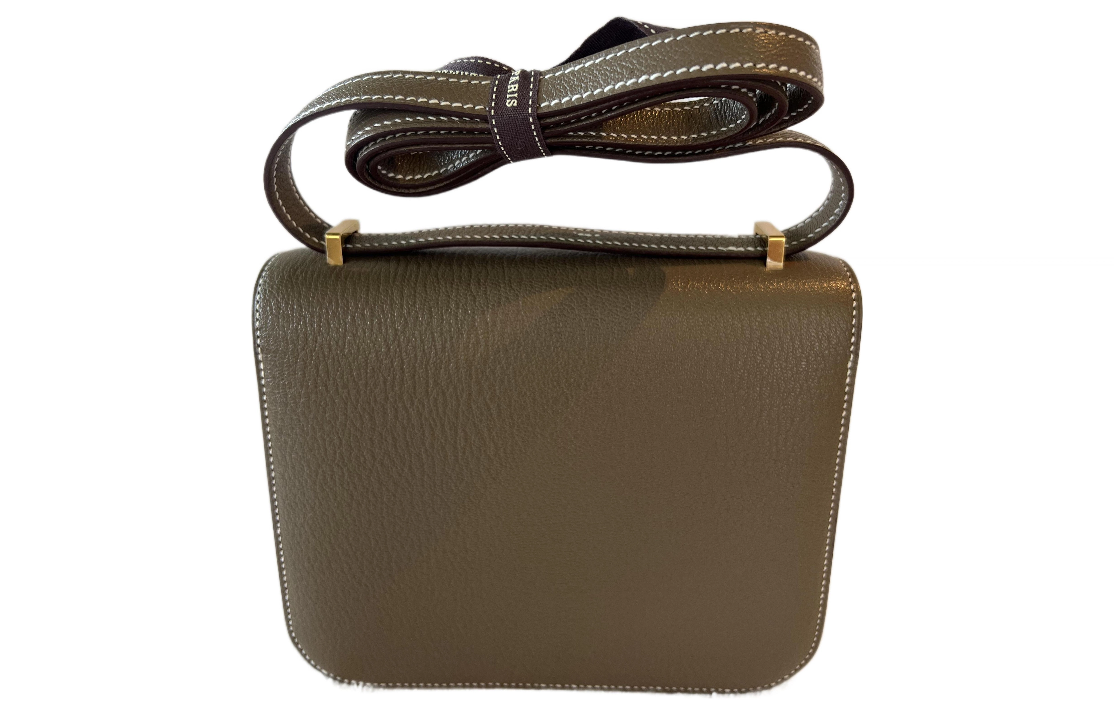 HERMES Constance 19 Mini Mysore 18 Etoupe