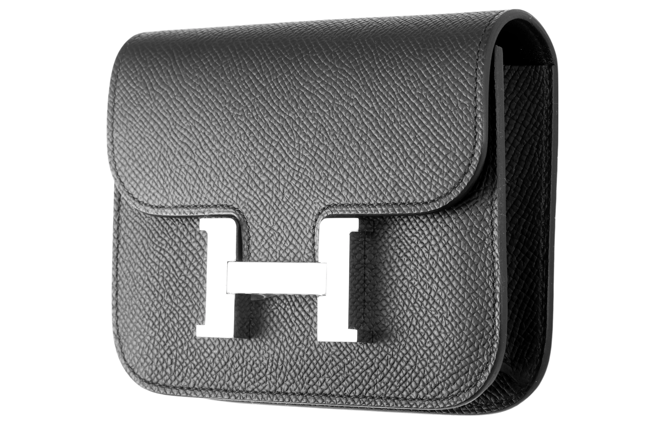 HERMES Constance Slim Epsom Noir