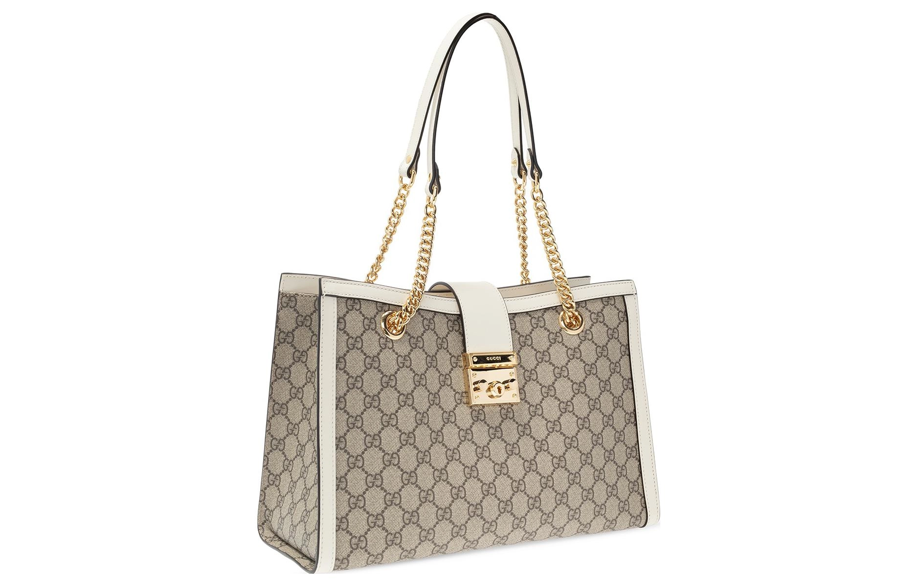 GUCCI Padlock Logo Tote