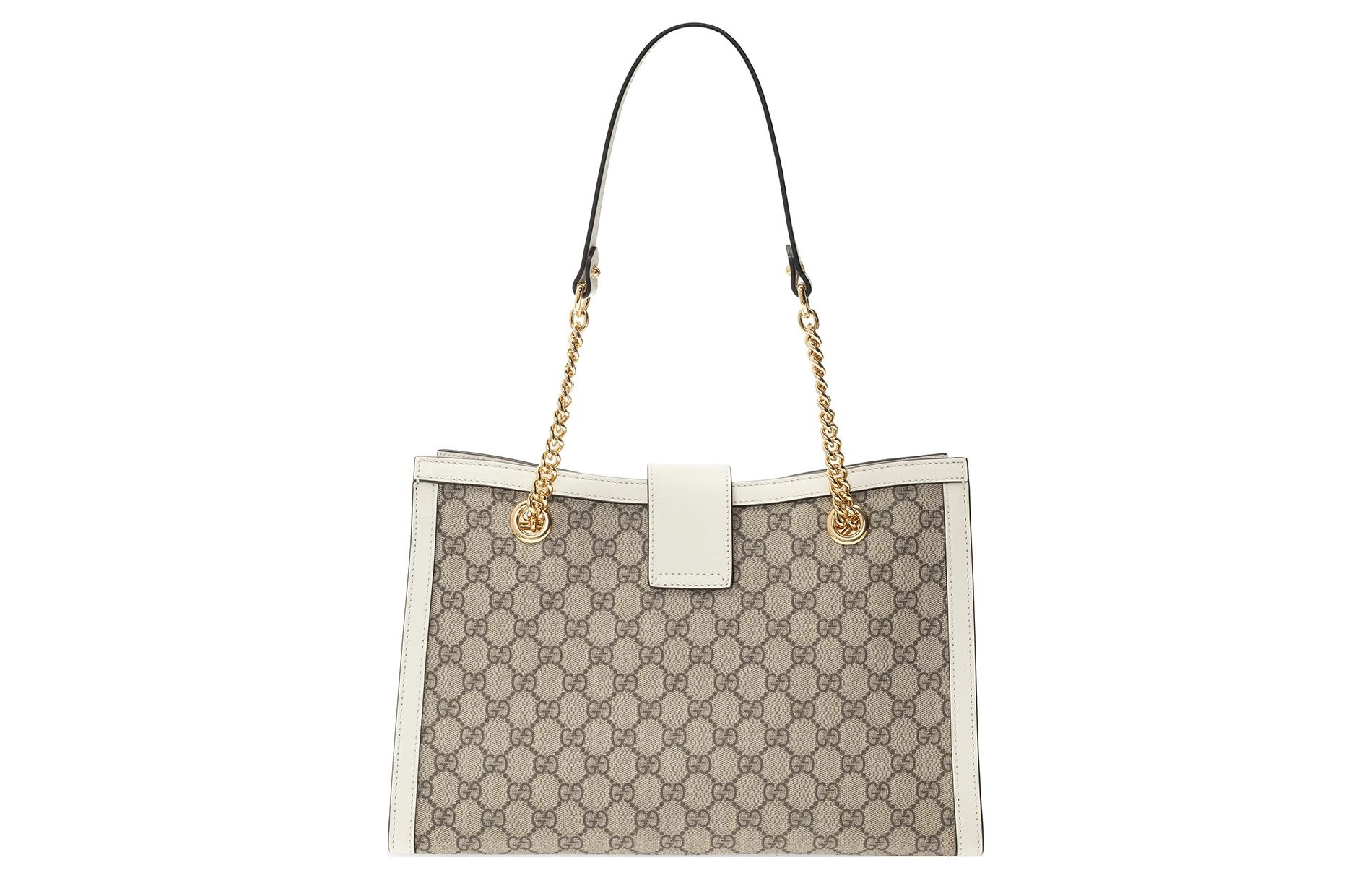 GUCCI Padlock Logo Tote
