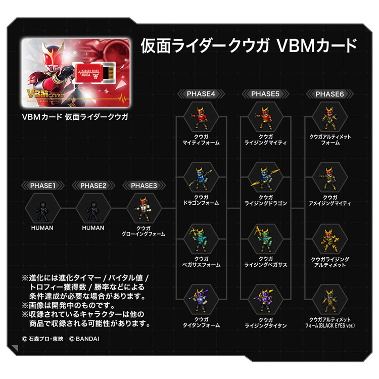 BANDAI kuuga dim VBM