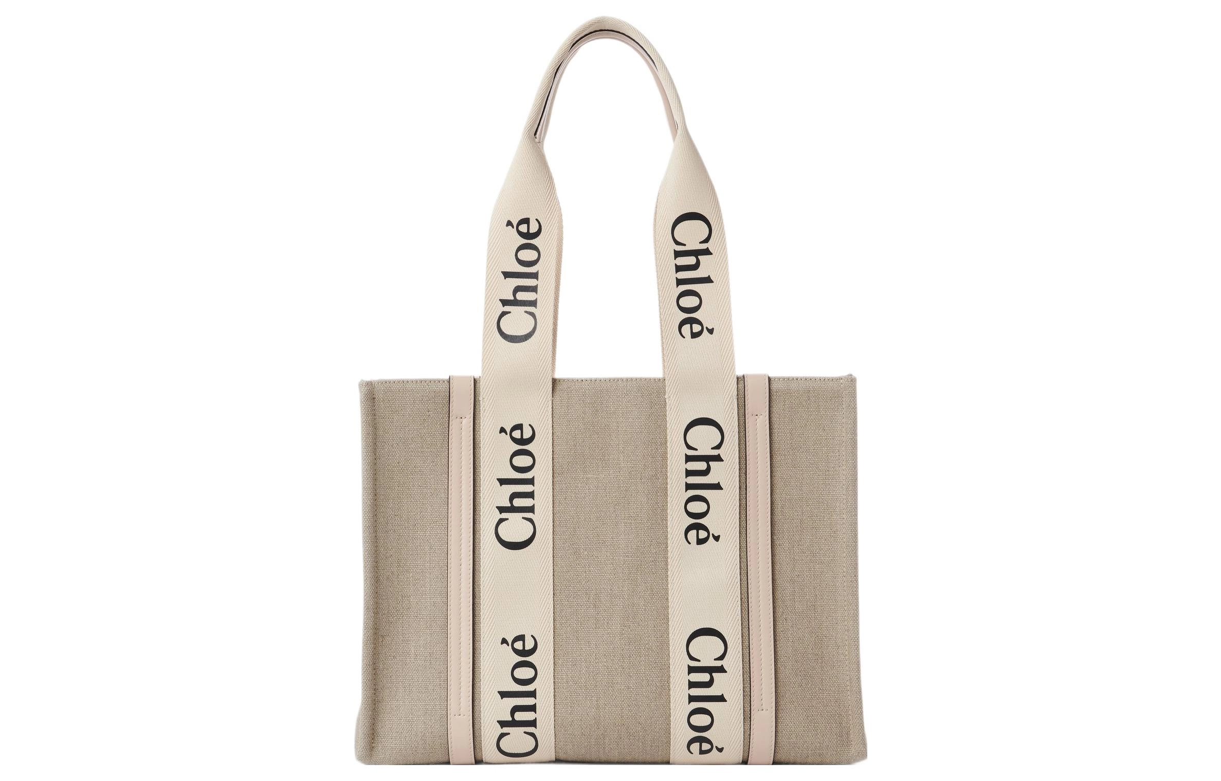 Chloe Woody Logo Tote