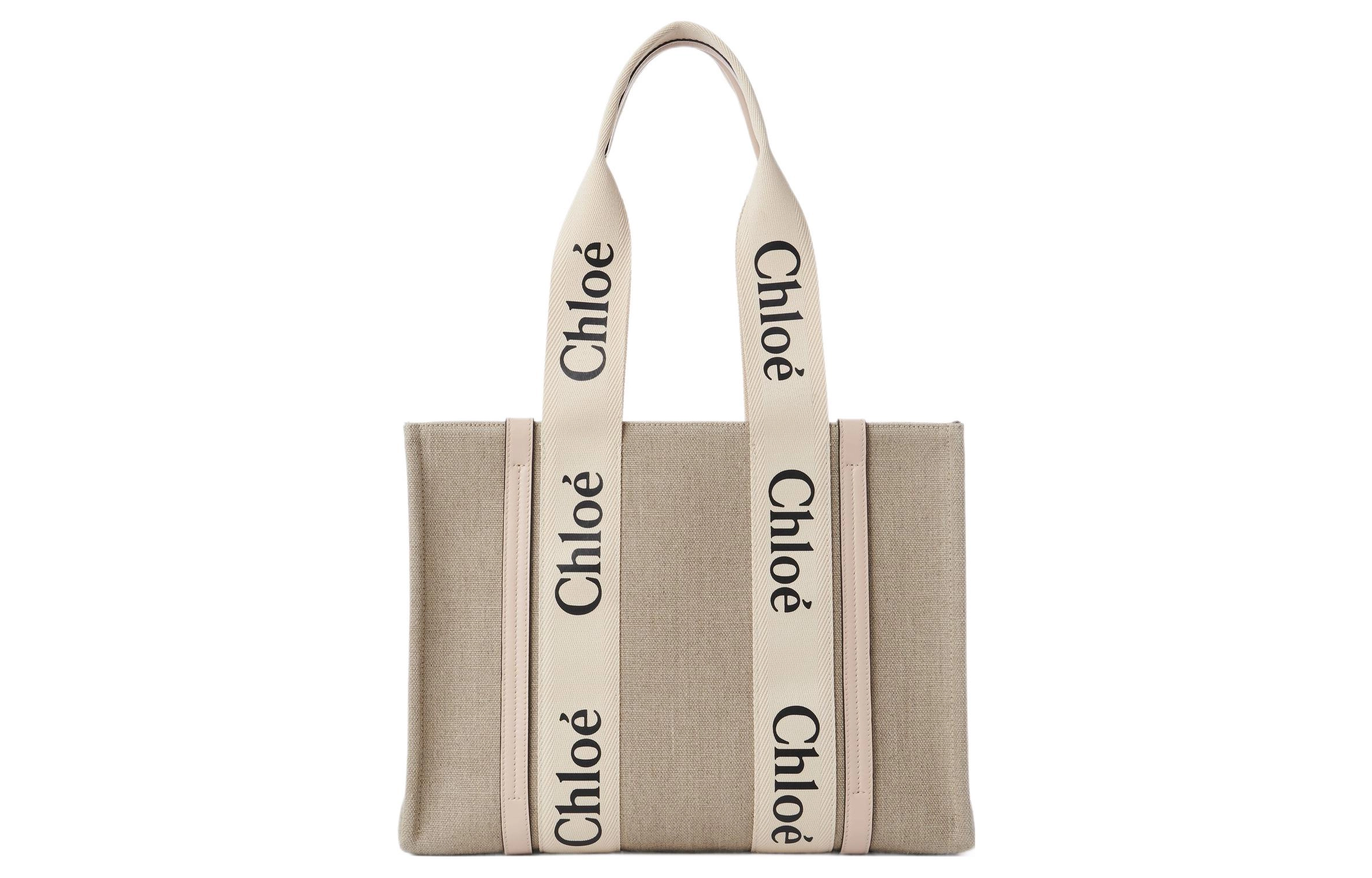 Chloe Woody Logo Tote