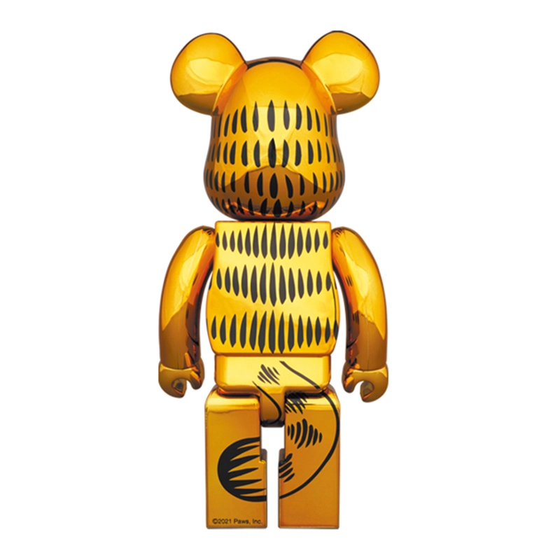 BERBRICK GARFIELD GOLD CHROME Ver 1004001000 7cm28cm70cm