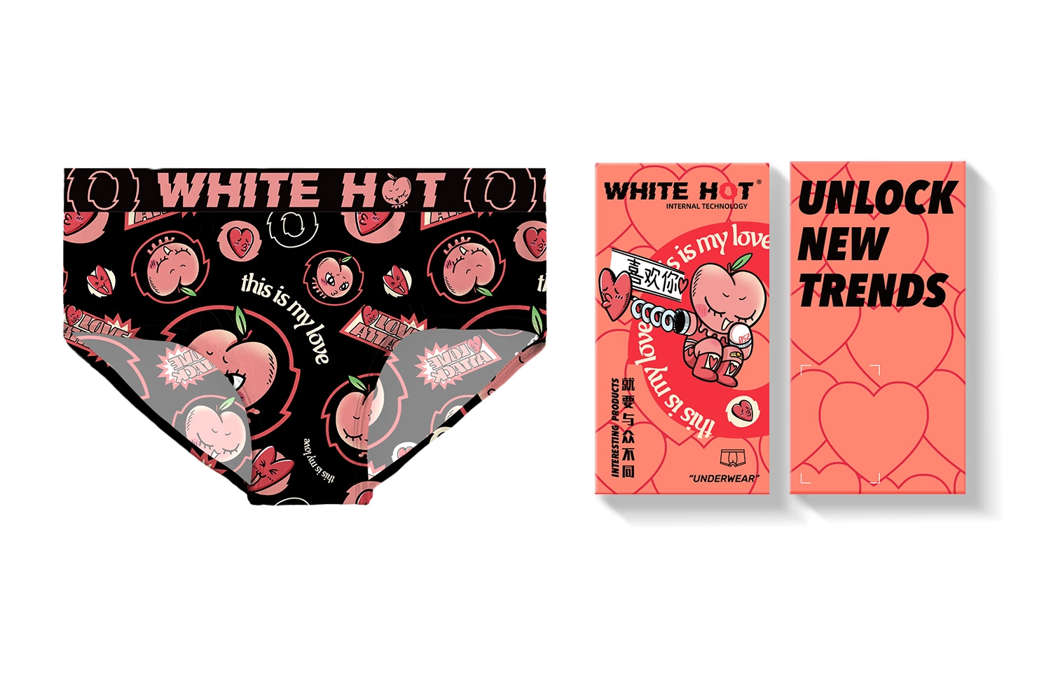 WHITE HOT x peach attack