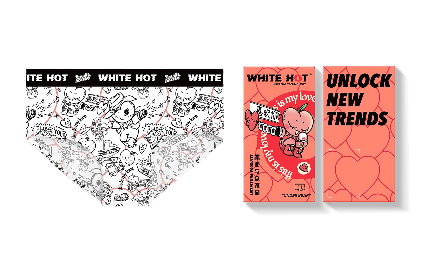WHITE HOT x peach attack