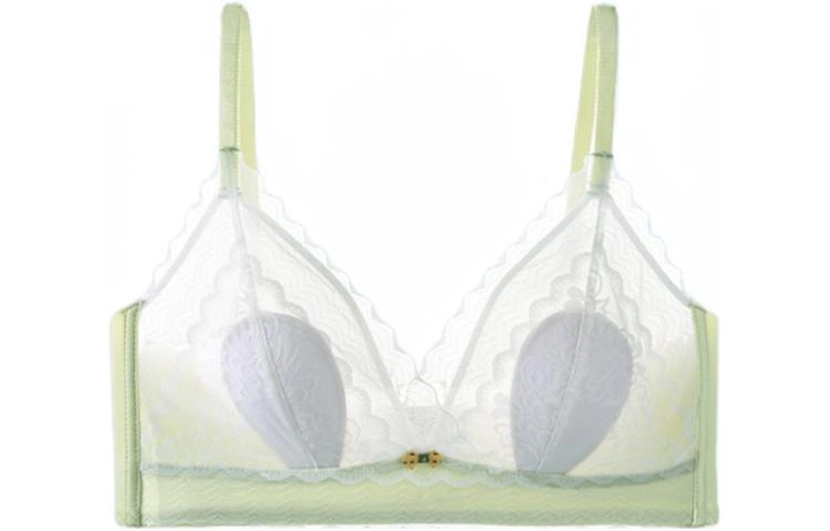 浪莎 纯色超薄款透气收副乳大码文胸