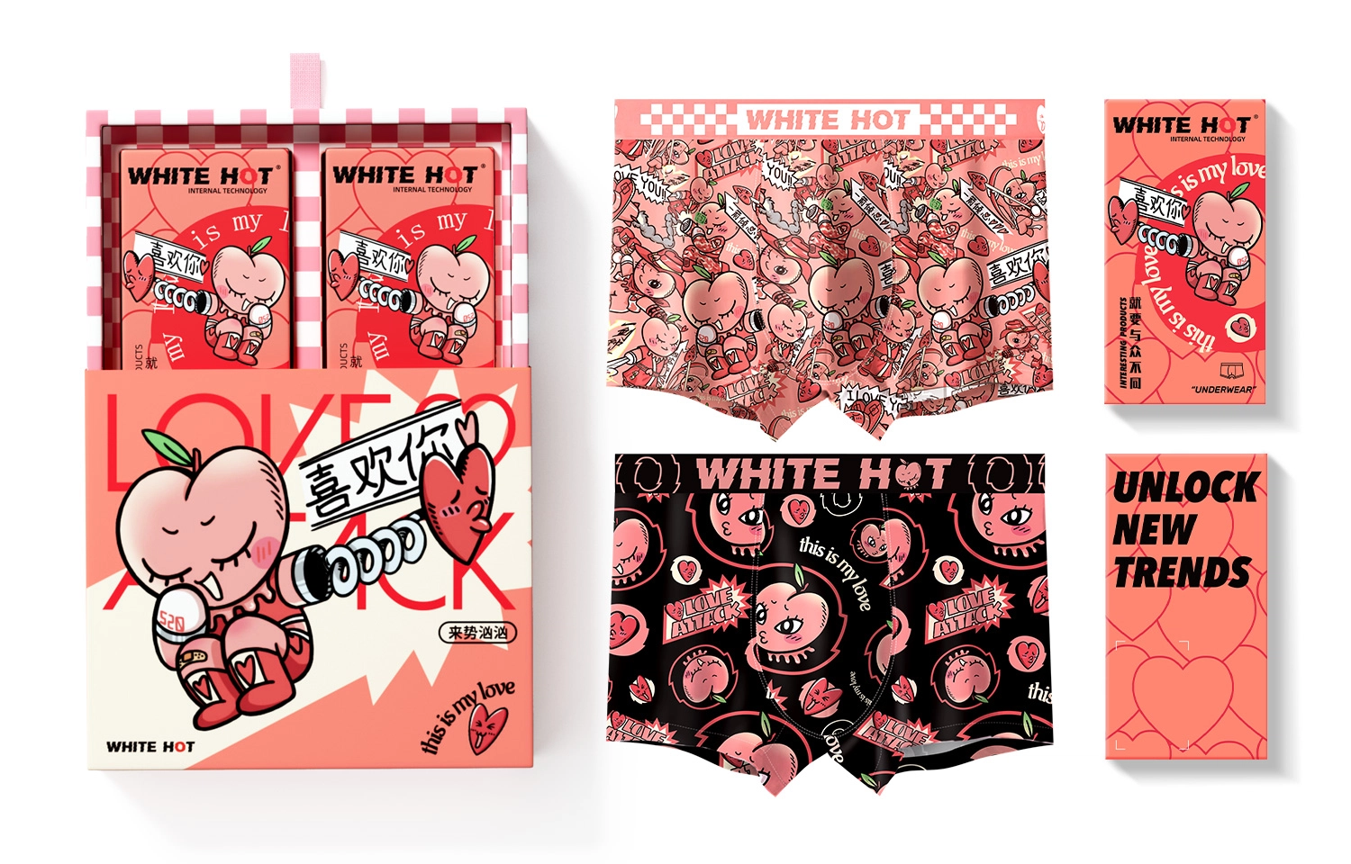 WHITE HOT peach attack