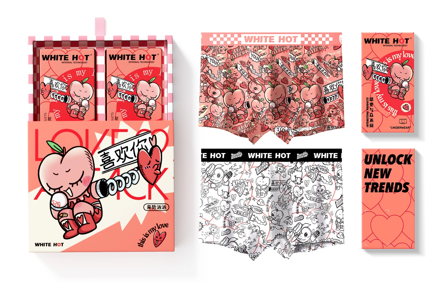 WHITE HOT peach attack