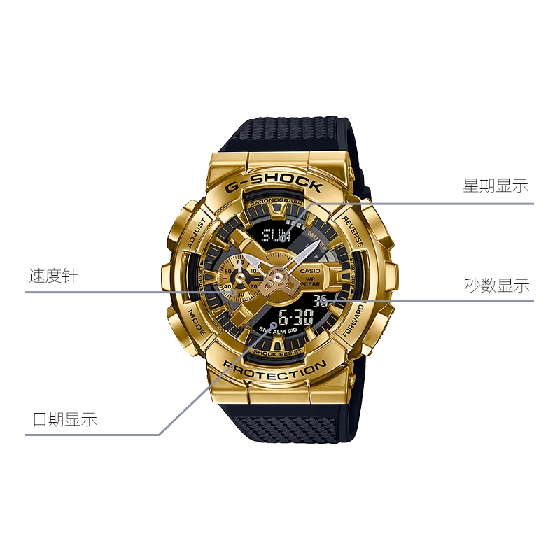 CASIO G-SHOCK BABY-G G-SHOCK GM-110G-1A9+GM-S5600PG-4ER