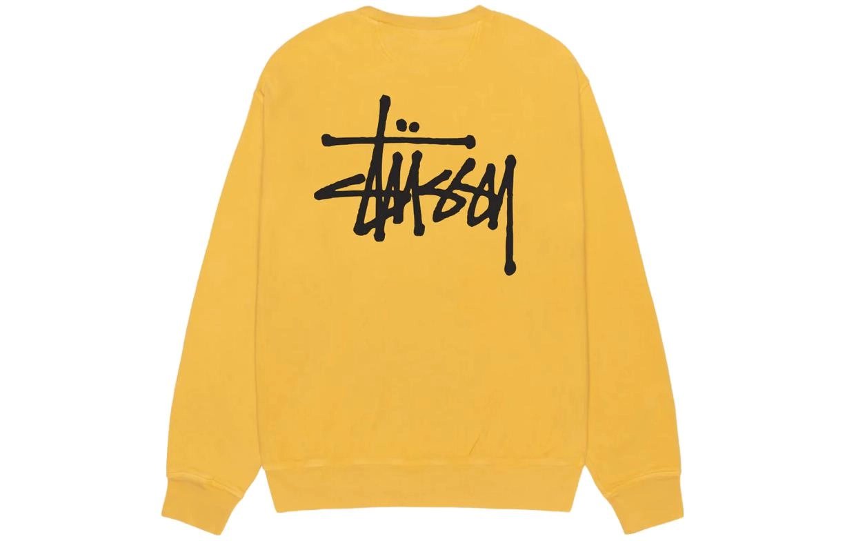 Stussy Basic Stssy Pigment Dyed Crew Logo