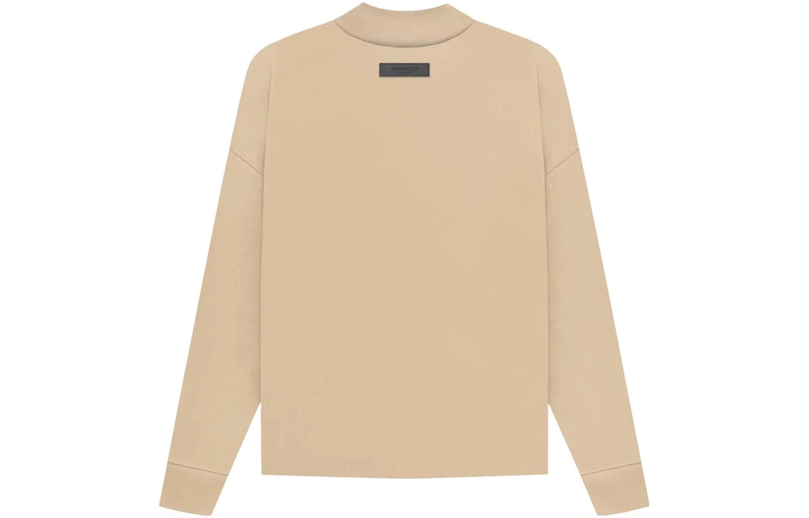 Fear of God Essentials LS Tee Sand LogoT