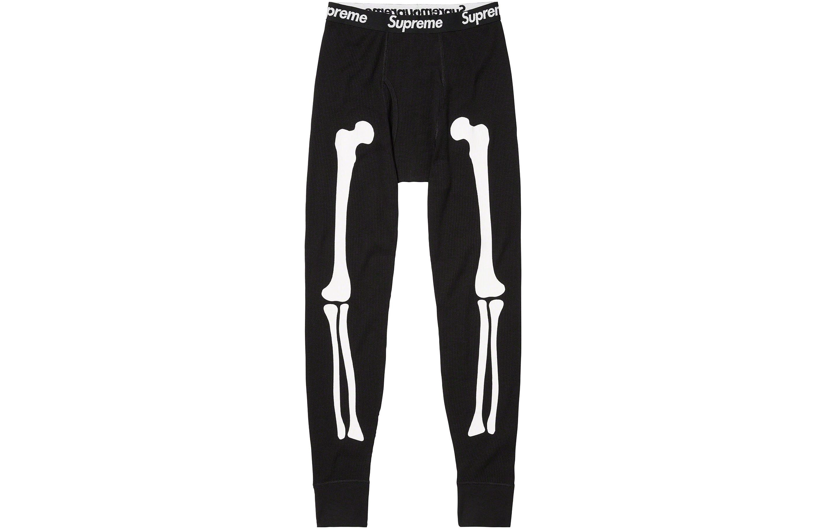 Supreme x HANES FW23 WEEK9 BONES THERMAL CREW