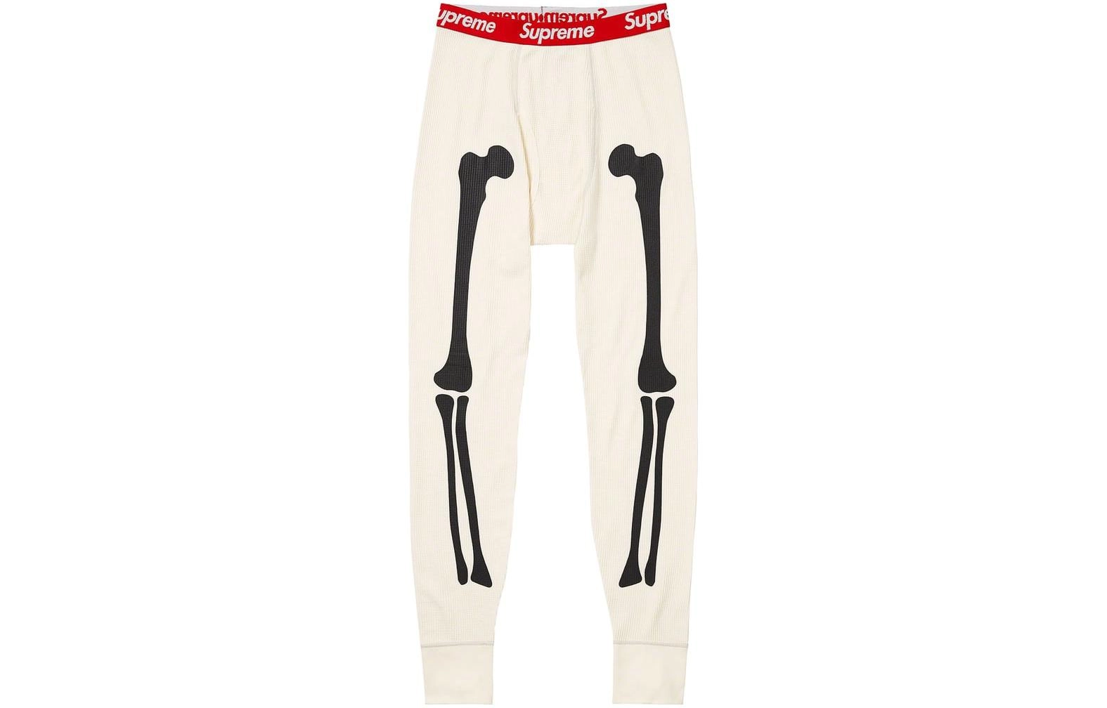 Supreme x HANES FW23 WEEK9 BONES THERMAL CREW