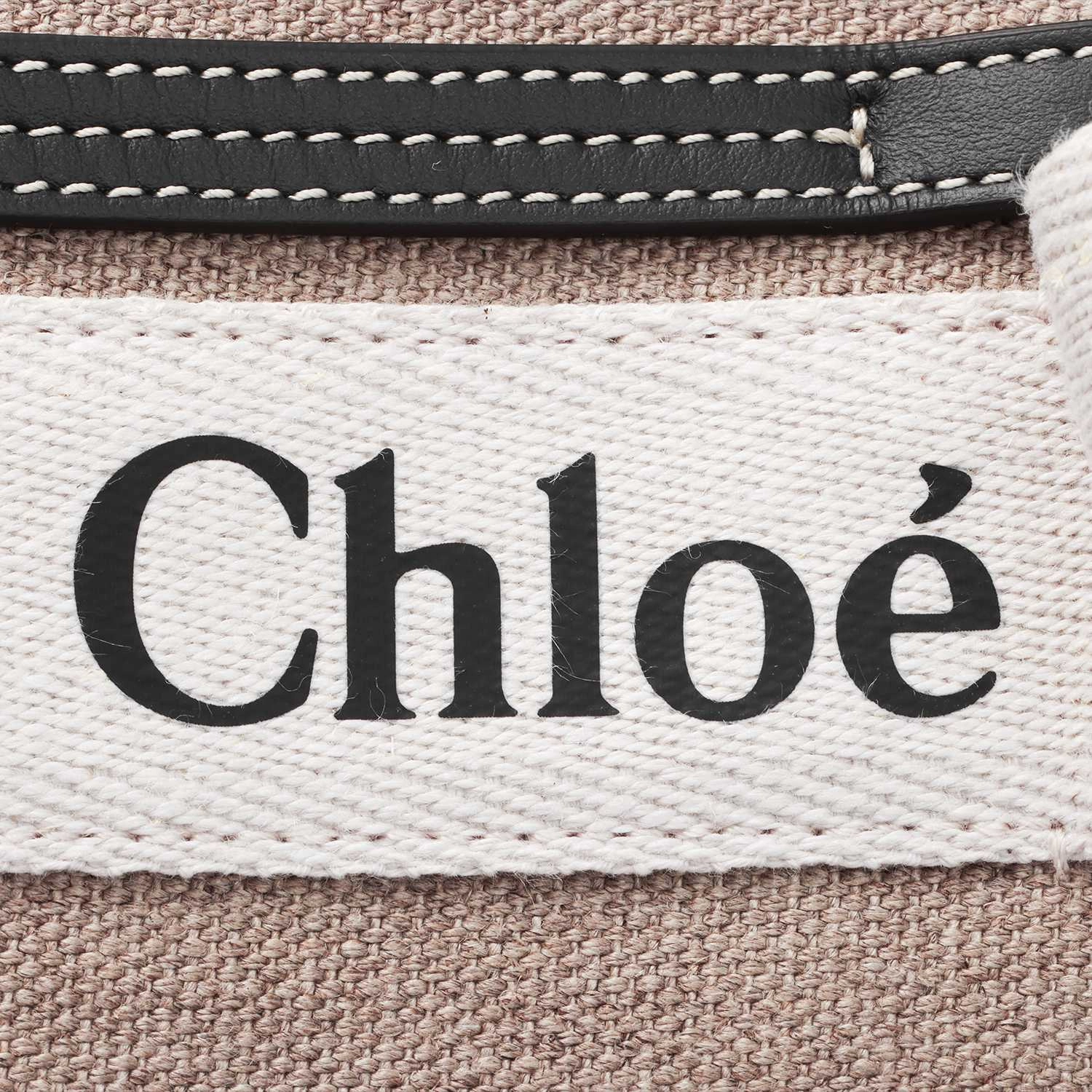Chloe Woody Mini Logo Tote
