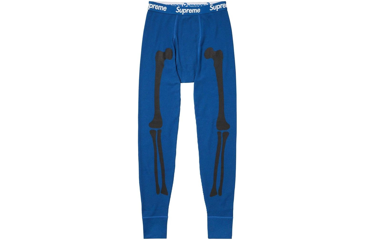 Supreme x HANES FW23 WEEK9 BONES THERMAL CREW