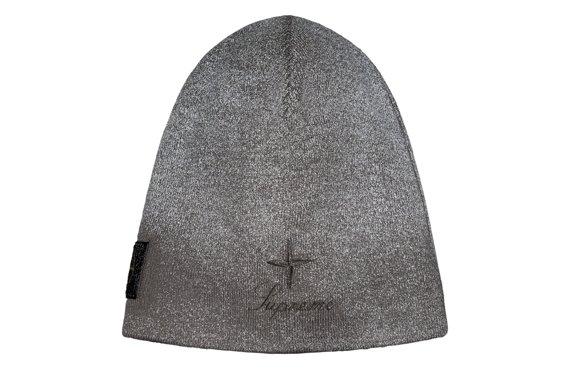 Supreme FW23 WEEK 10 STONE ISLAND REFLECTIVE BEANIE