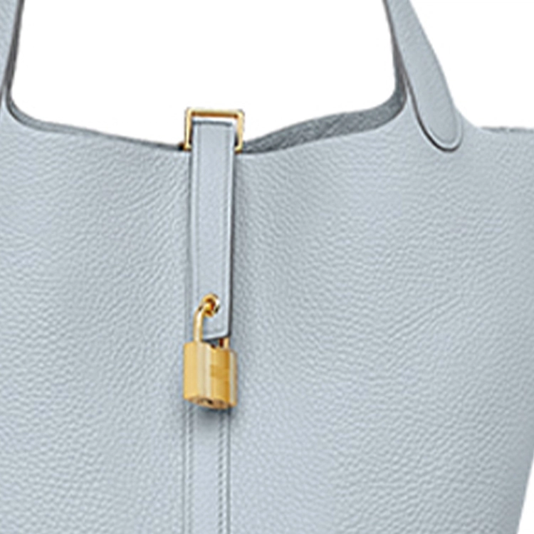 HERMES Picotin Lock 22 Clemence 22 08 Bleu Pale
