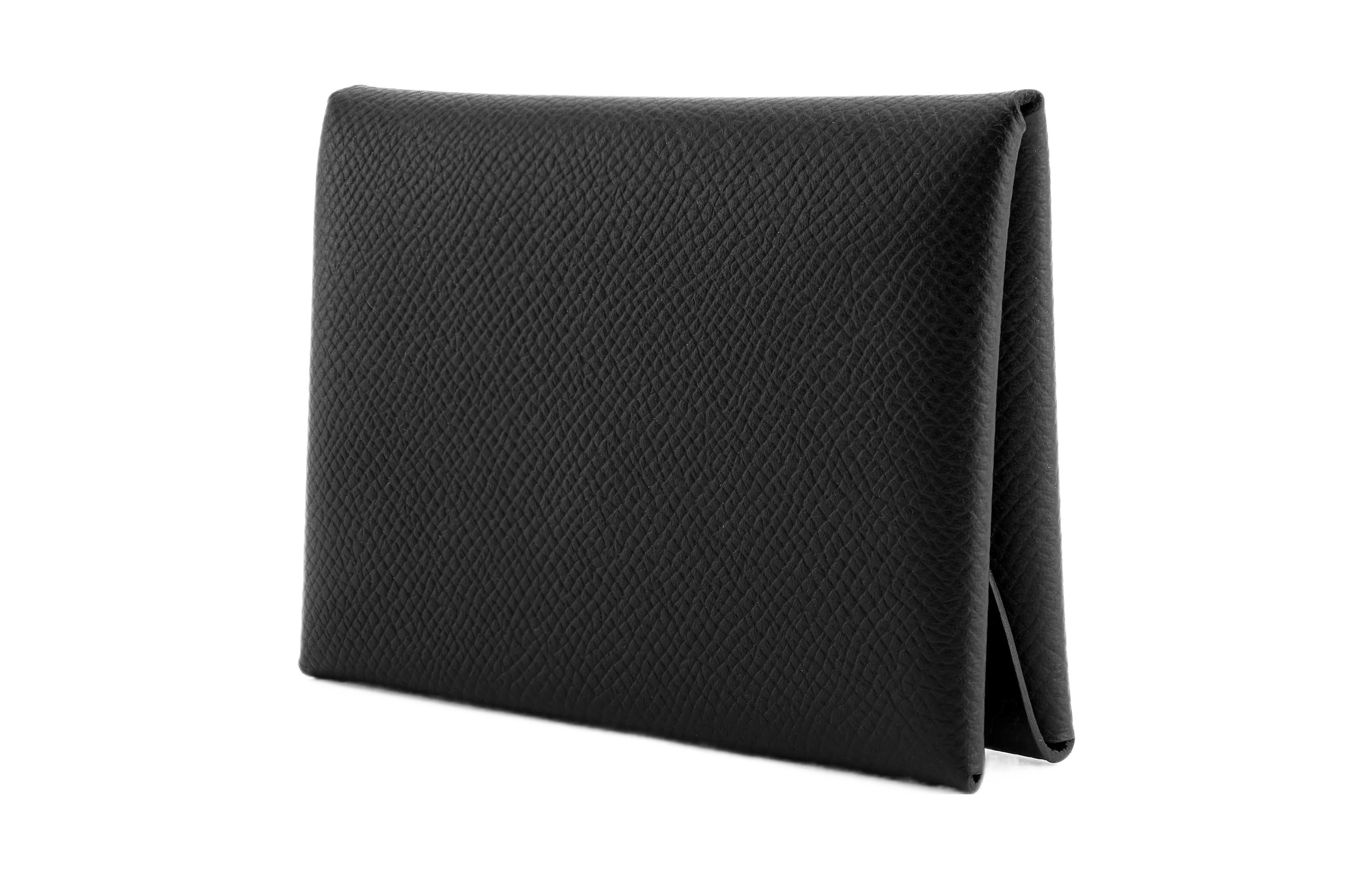 HERMES Calvi Epsom Noir