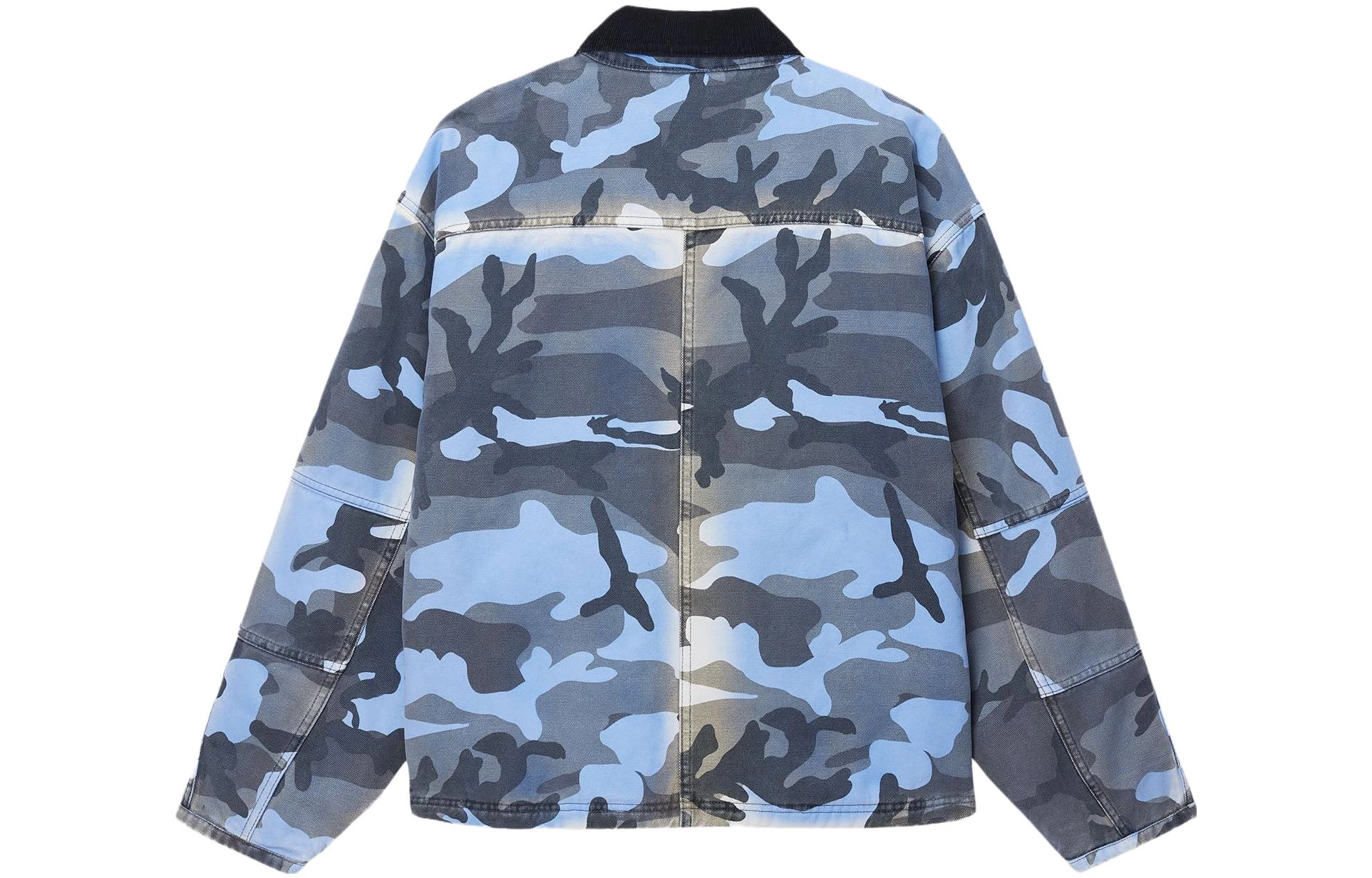 Stussy FW23 SHOP JACKET SPRAY DYE CANVAS