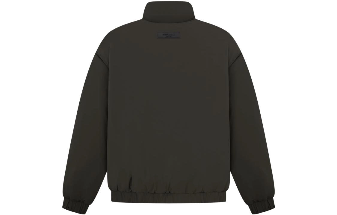 Fear of God Essentials SS23 nNylon Puffer Jacket Off Black Logo