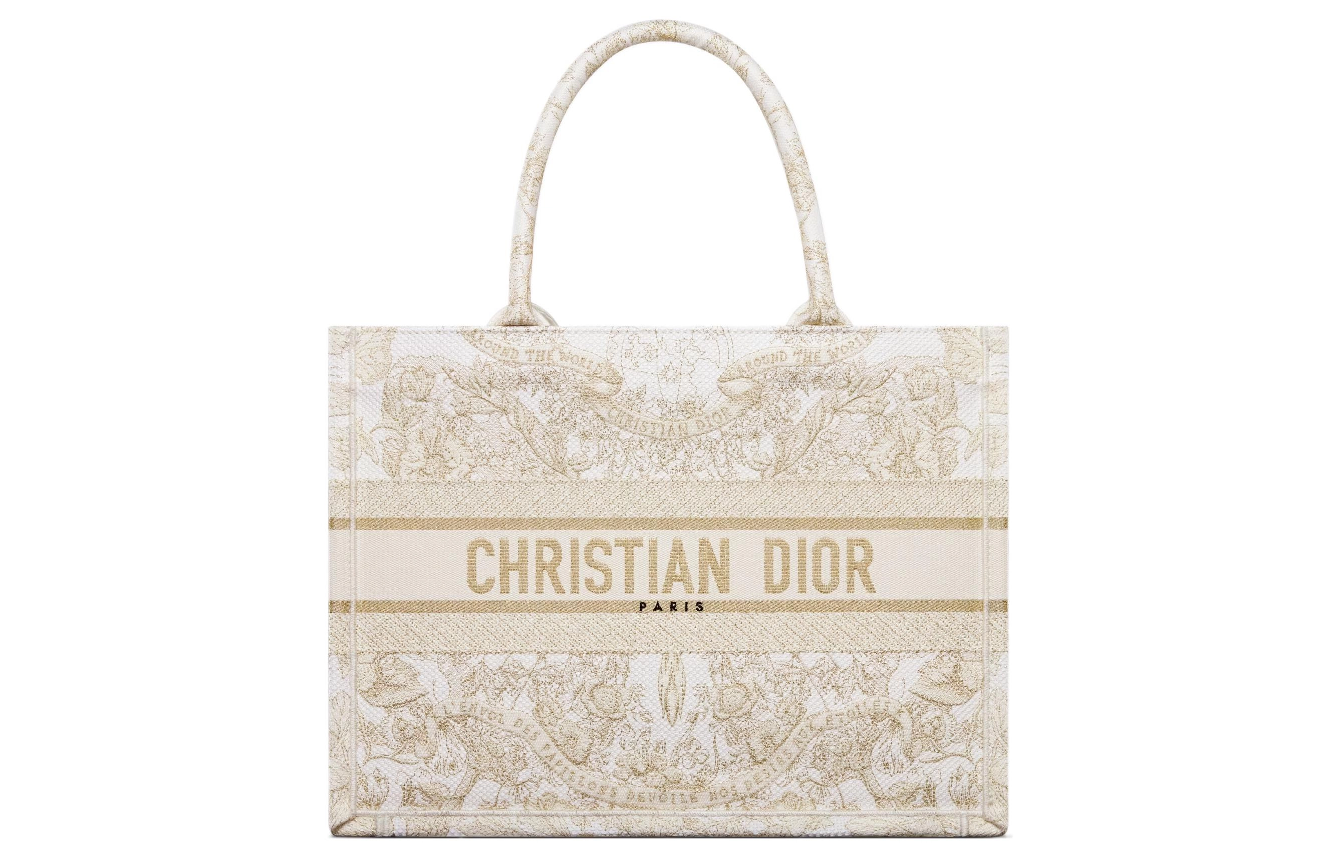 DIOR Book Tote Butterfly Around The World Tote