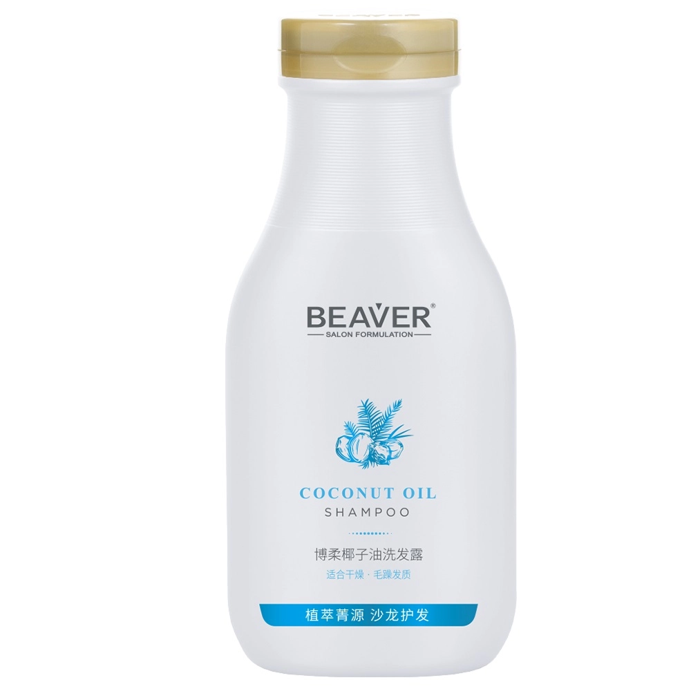 博柔 菁源系列椰子油柔顺丝滑滋润改善毛躁洗发露 持久留香