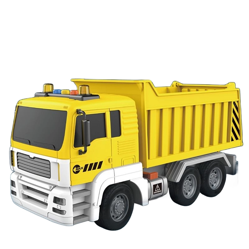 小牧马 大号挖掘机 搅拌工程车 吊车推土早教工程车 玩具