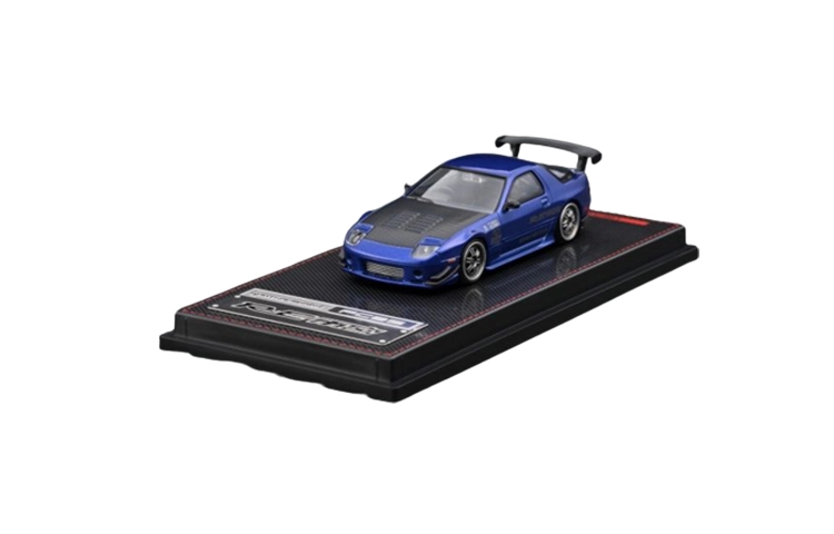 IGNITION MODEL 164 Mazda RX-7 (FC3S) RE Amemiya Blue Metallic