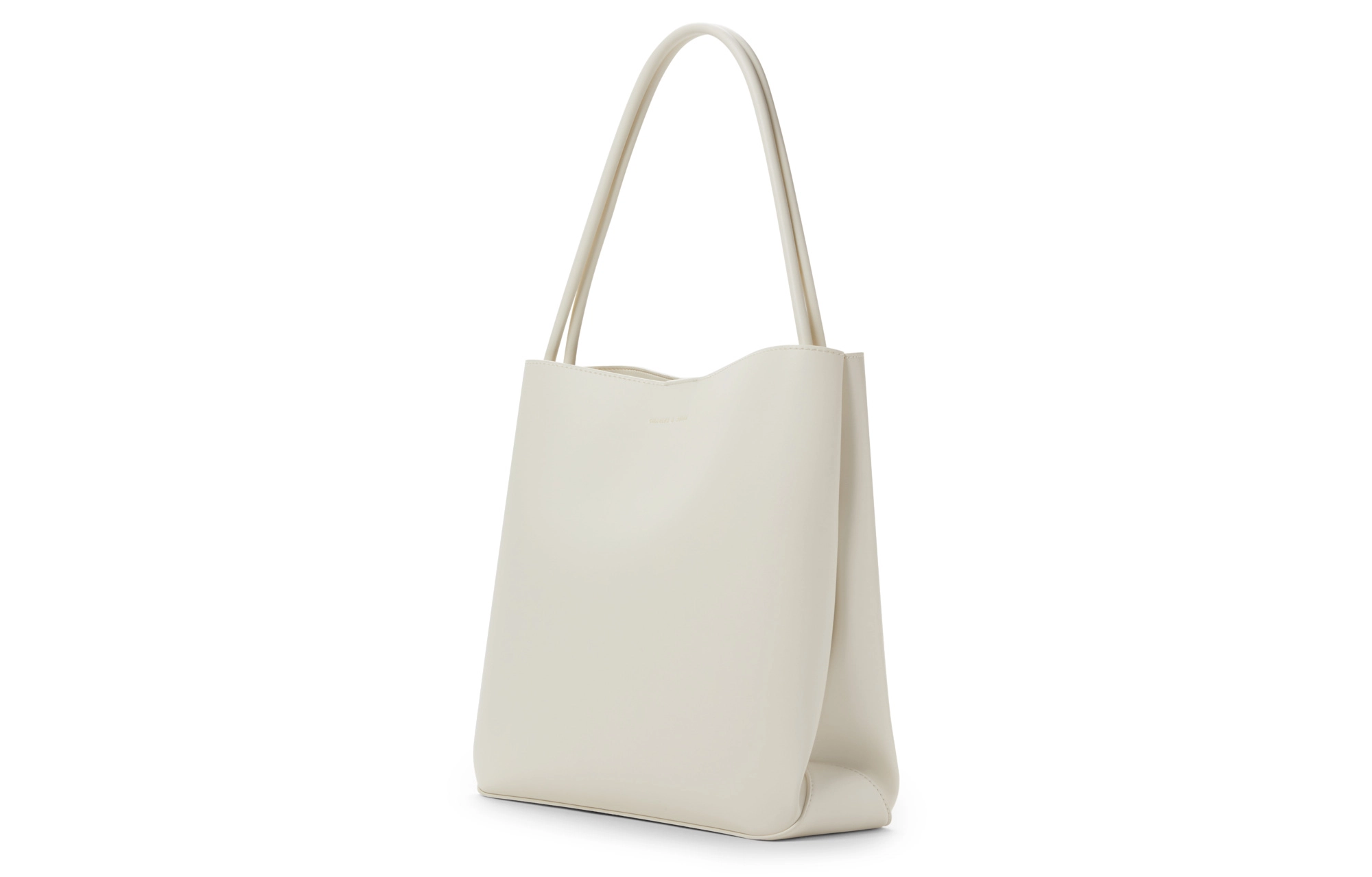 CHARLESKEITH PU Tote TaupeCream