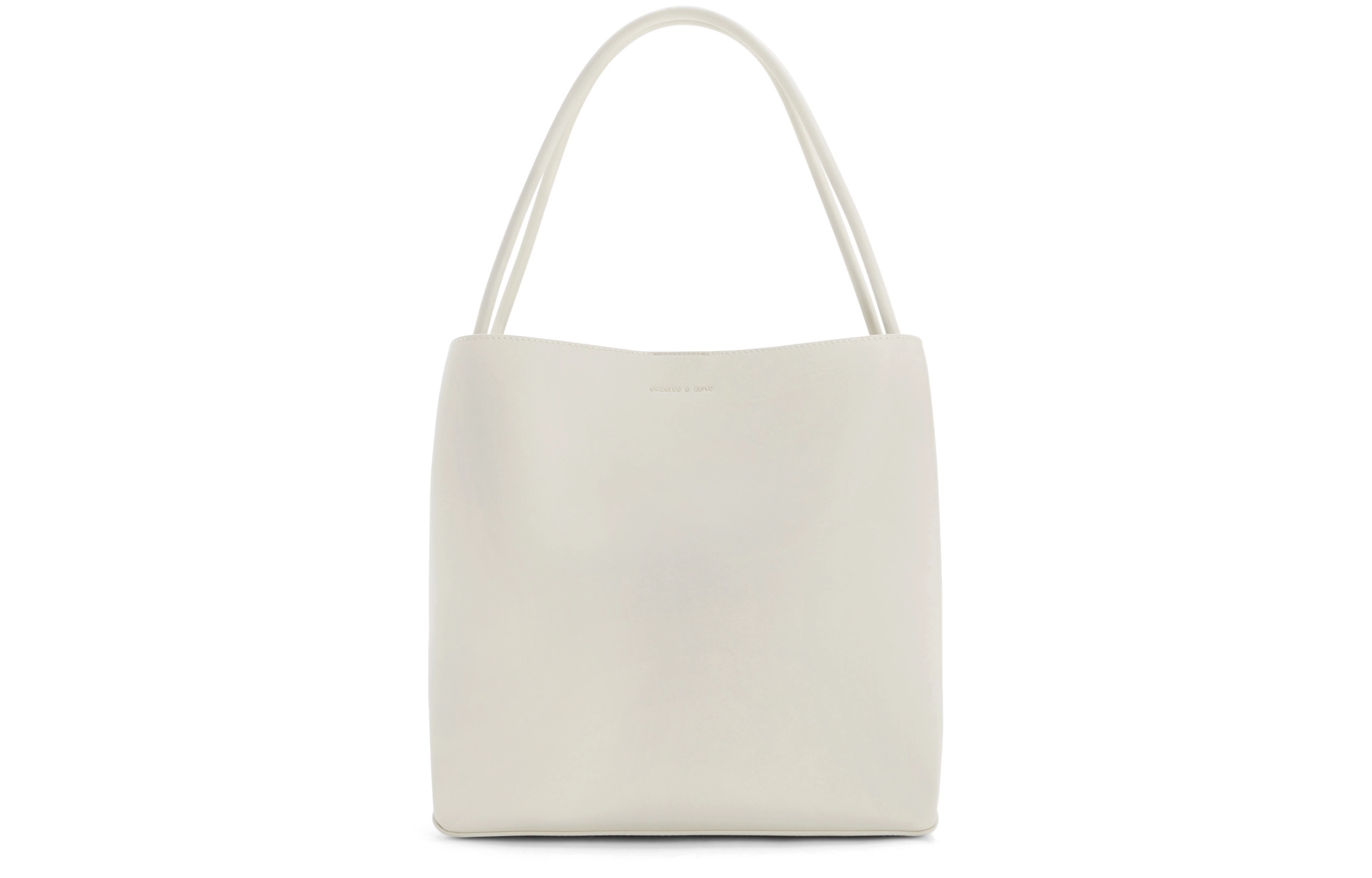 CHARLESKEITH PU Tote TaupeCream