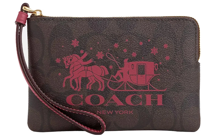 COACH Corner Zip Wristlet 16