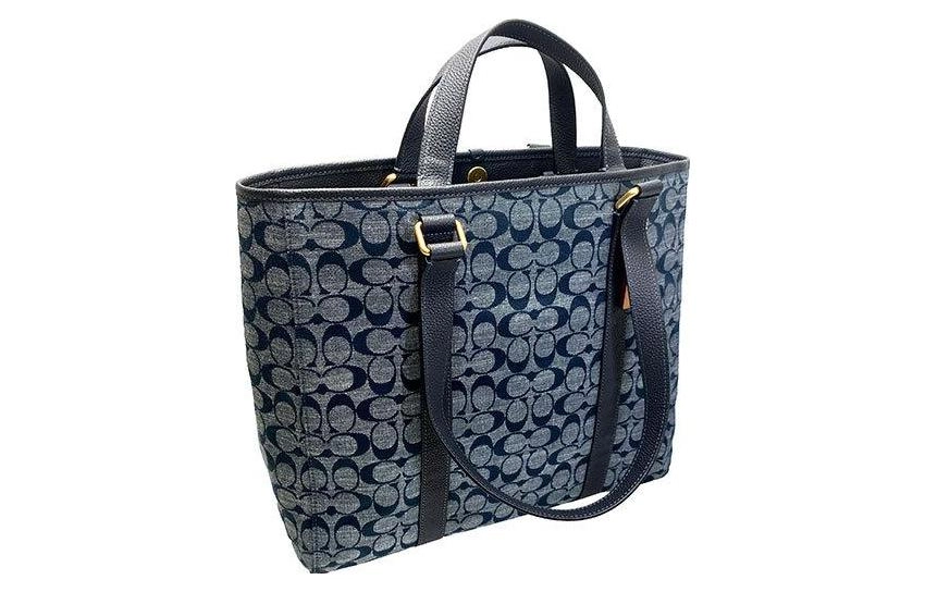 COACH Hudson 35 Chambray Tote