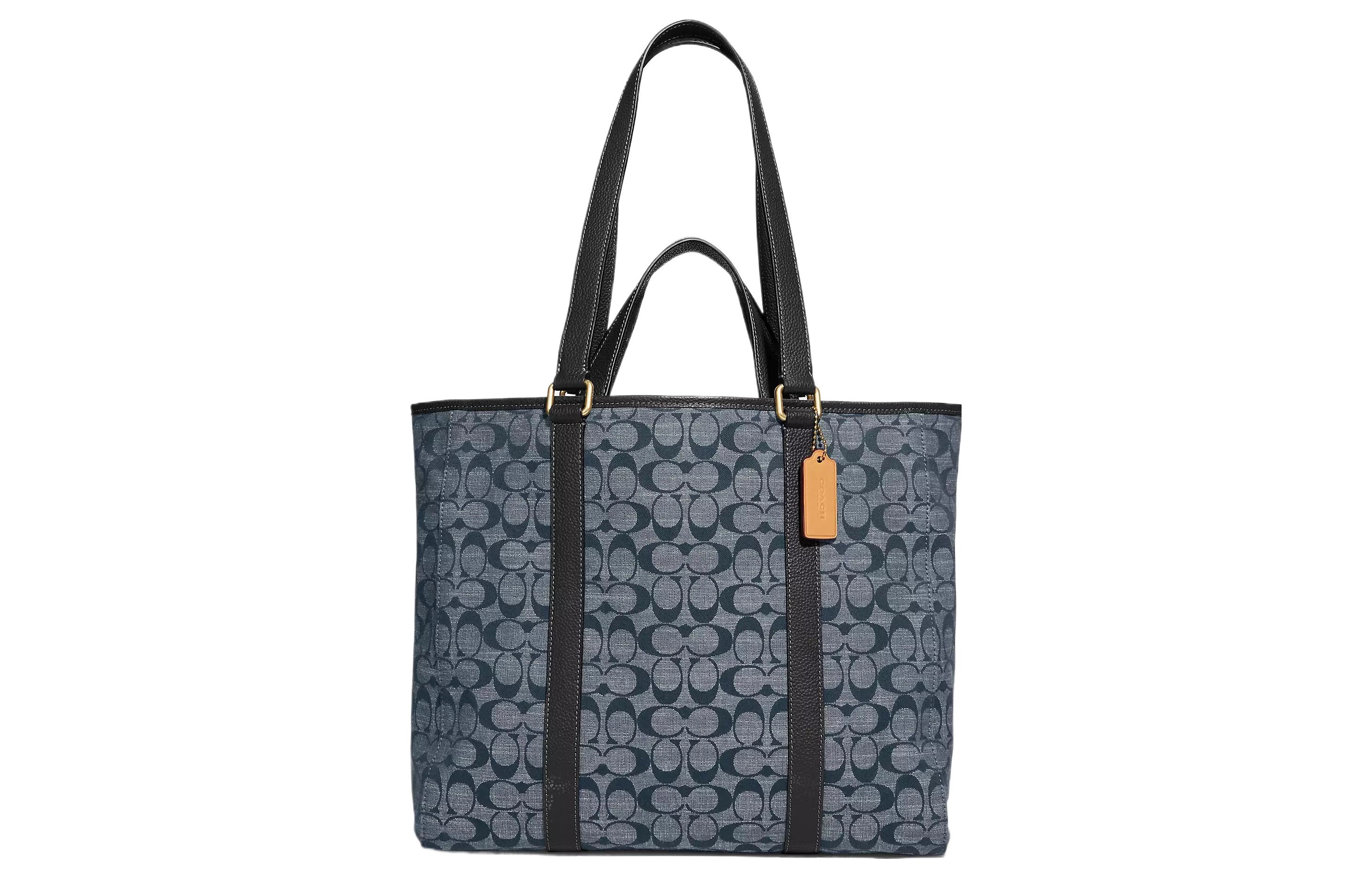 COACH Hudson 35 Chambray Tote