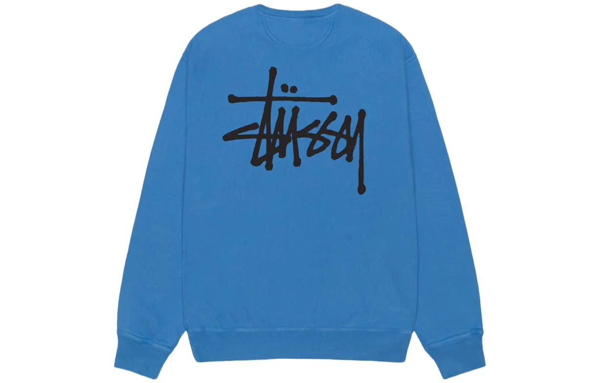 Stussy Basic Stssy Pigment Dyed Crew Logo