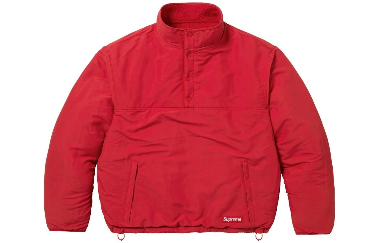 Supreme x Polartec FW23 WEEK15 SHEARLING REVERSIBLE PULLOVER