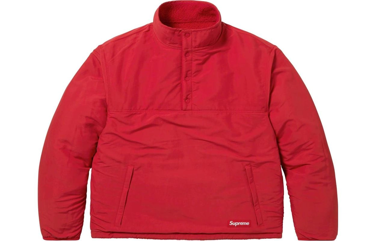 Supreme x Polartec FW23 WEEK15 SHEARLING REVERSIBLE PULLOVER